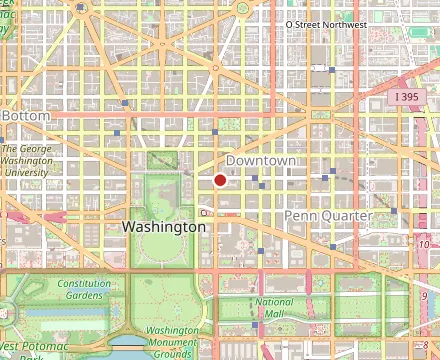 Map showing La Grande Boucherie DC