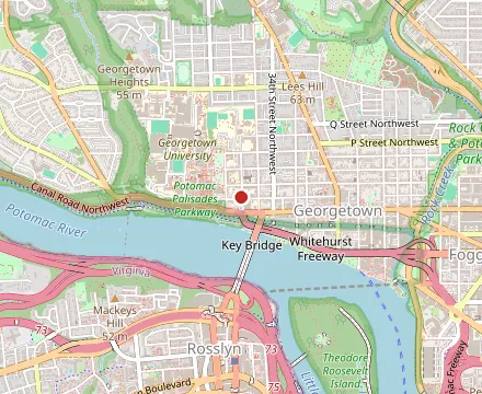 Map showing 1789 Restaurant