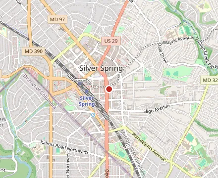 Map showing Lucy Ethiopian Restaurant