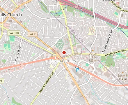 Map showing Huong Viet Restaurant