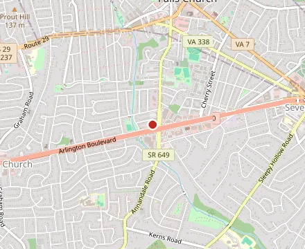 Map showing Present Restaurant