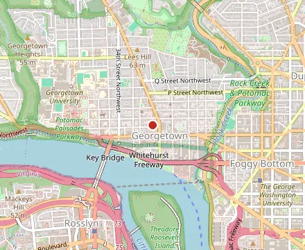 Map showing Cafe Milano