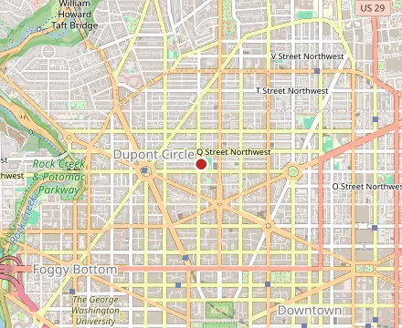 Map showing Duke's Grocery